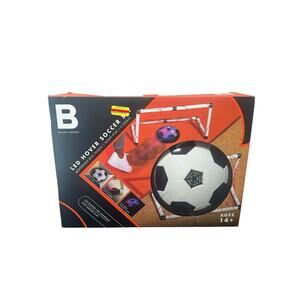NEW LED Hover Indoor Soccer Set Motorized Hover Disc Two Goals Glow in Dark